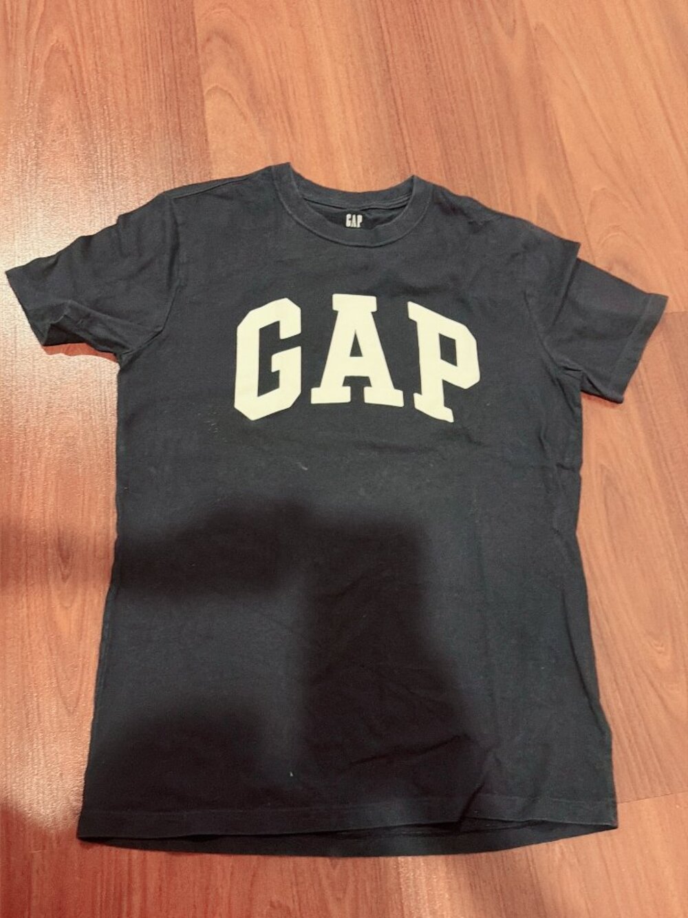 Gap Classic Logo Graphic T-Shirt Everyday Soft Dark Navy Blue Small S